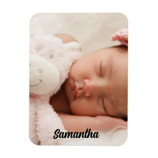 Íman Foto e nome personalizados