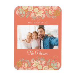 Íman Foto e texto modernos personalizados para a famíli