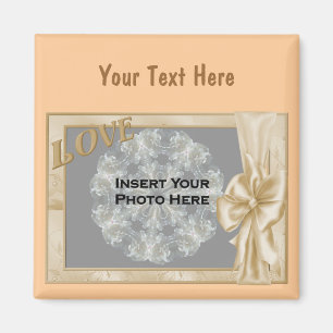 Íman Foto elegante do design do amor e do arco