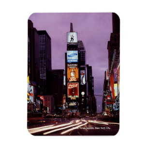 Íman Foto em time lapse dos anos 80, Times Square cidad