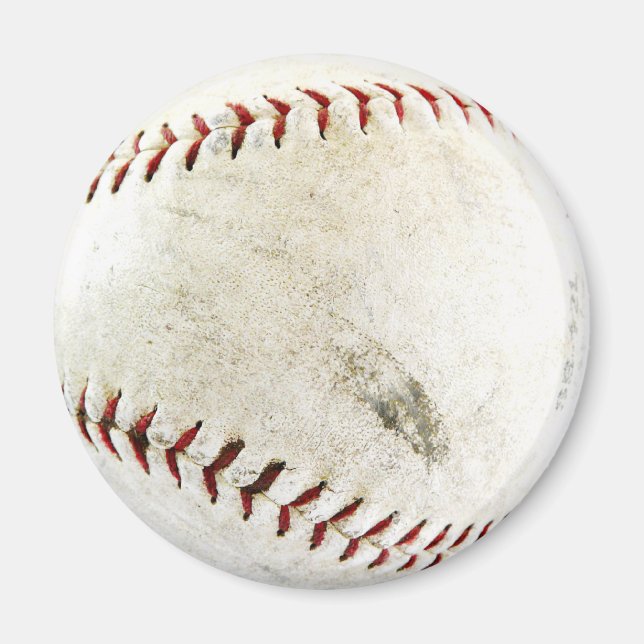 Íman Foto Engraçada De Baseball (Frente)