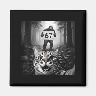 Íman Foto Engraçada de Gato com Bigfoot 67 Meme