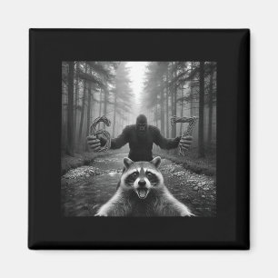 Íman Foto Engraçada de Guaxinim com Bigfoot 67 Seis Set