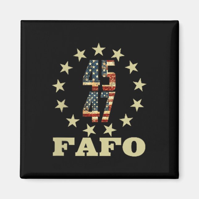 Íman Foto Fafo Trump Engraçada (Frente)