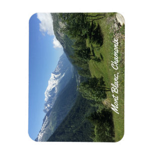Íman Foto flexível do Magnet Mont Blanc chamonix