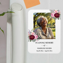 Foto Floral Memorial Elegante