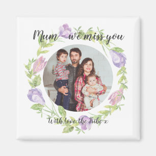 Íman Foto Floral Personalizada