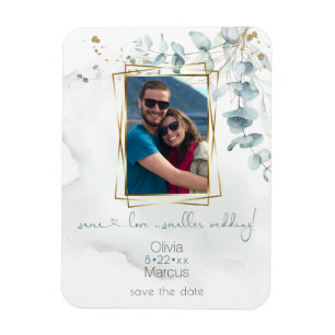 Íman Foto Floral Quadro Dusty Eucalipto Verde