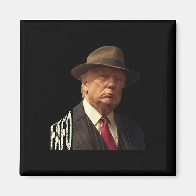 Íman Foto Funny Fafo Trump _1 (Frente)
