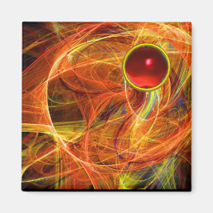 ÍMAN FOTO LOUCA COM A GEMSTONE VERMELHA RUBY