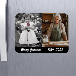 Íman Foto Memorial Personalizada de Lembrança Familiar