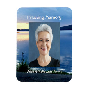 Íman Foto Memorial Prayer Lake Sunrise Nature