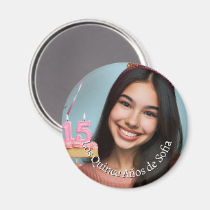 Íman Foto Nombre Fiesta de Quince Años