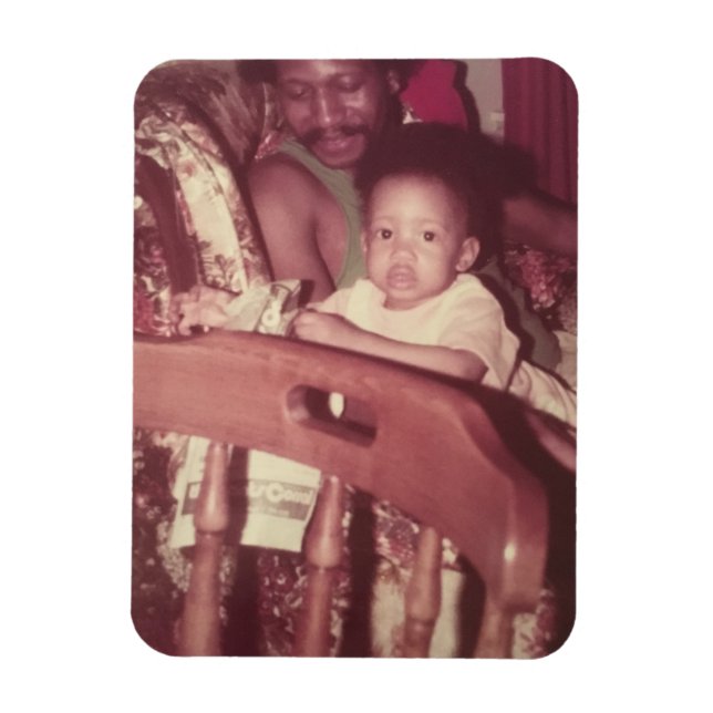 Íman Foto para mim e Pai (Vertical)