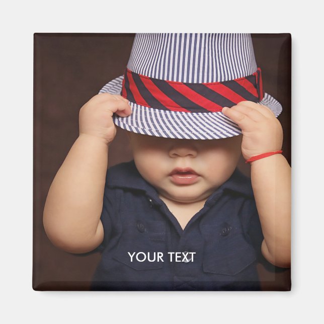 Íman Foto personalizada (Frente)