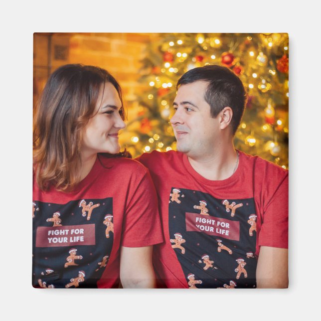 Íman Foto personalizada (Frente)