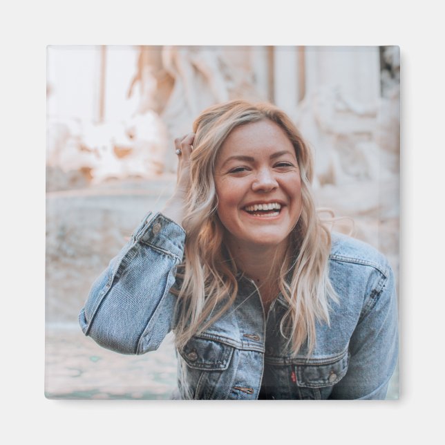 Íman Foto personalizada (Frente)