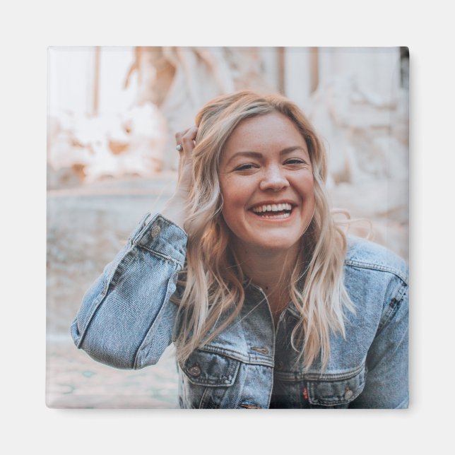 Íman Foto personalizada (Frente)