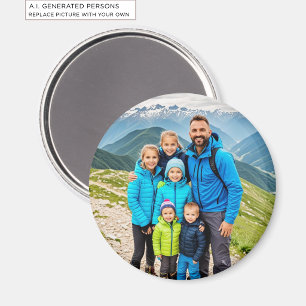 Íman Foto Personalizada 1 Família