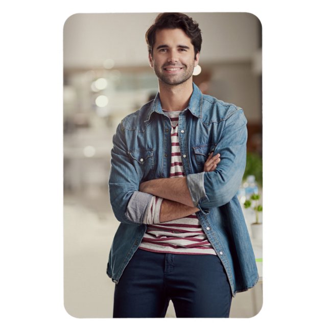 Íman Foto Personalizada Customizada (Vertical)