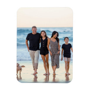 Íman Foto personalizada da família Crie a sua
