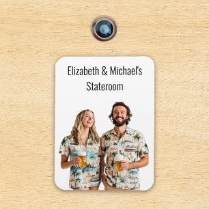 Íman Foto personalizada da porta do cruzeiro