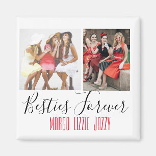 Íman Foto personalizada de amizade divertida