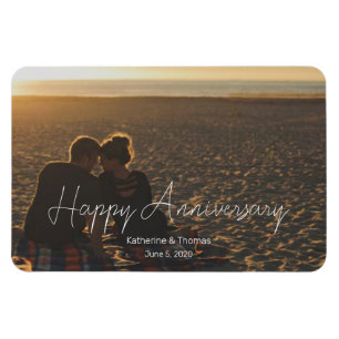 Íman Foto personalizada de aniversário Foto personaliza