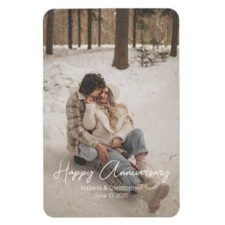 Íman Foto personalizada de aniversário Foto personaliza