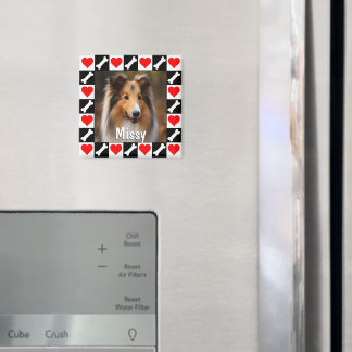 Íman Foto personalizada de cão personalizada Imagem e n
