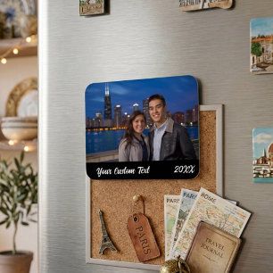 Íman Foto personalizada de férias em família para gelad