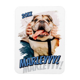 Íman Foto personalizada de Pet personalizada do Modern