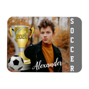 Íman Foto personalizada do campeão do futebol