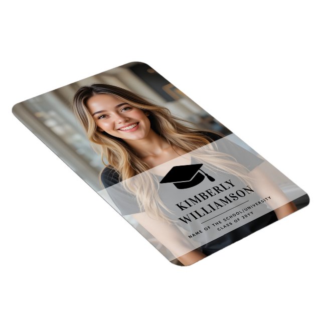 Íman Foto personalizada do Formandos escolar (Lado Direito)