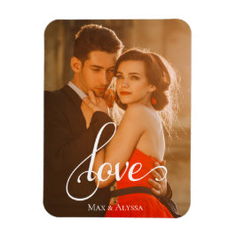 Íman Foto personalizada do LOVE