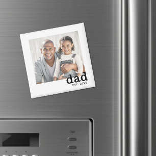 Íman Foto Personalizada do Papai Estabelecido