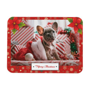Íman Foto personalizada dos feriados do Natal