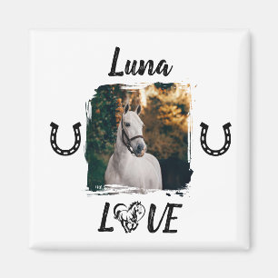Íman Foto personalizada equestre