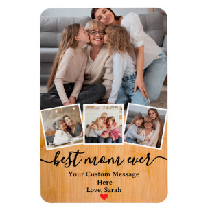 Íman Foto personalizada para o melhor dia da mãe