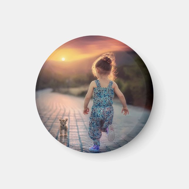 Íman Foto personalizada personalizada (Frente)