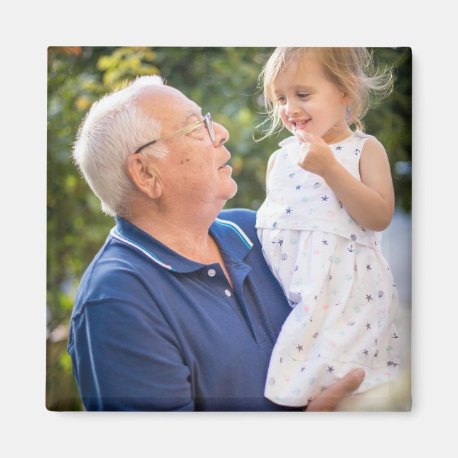 Íman Foto personalizada personalizada (Frente)