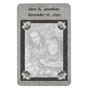 Íman Foto personalizada personalizada de casamento de i