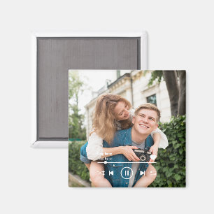 Íman Foto Personalizada Personalizada De Música Persona