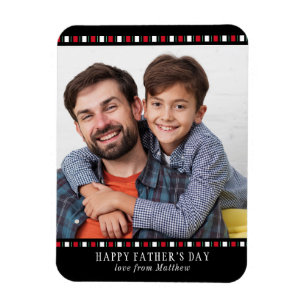 Íman Foto personalizada personalizada moderna do Dia de