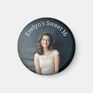 Íman Foto Personalizada Sweet 16