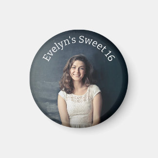 Íman Foto Personalizada Sweet 16