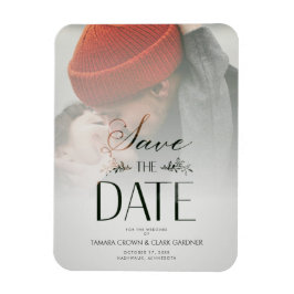 Íman Foto-Script de Casamento de Transparência Moderna 