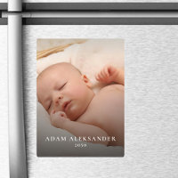 Foto Simples Bebê Recém-Nascido Texto Personalizad