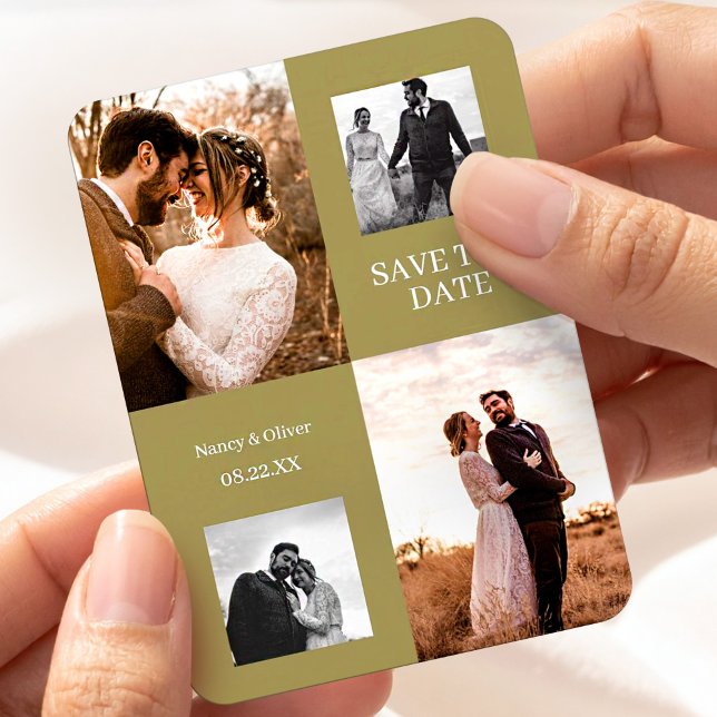 Íman Foto Simples De Colagem Moderna Salvar O Casamento (Criador carregado)