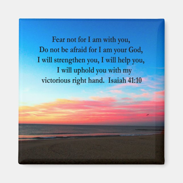 ÍMAN FOTO SUNRISE SERENE ISAIAH 41:10 (Frente)